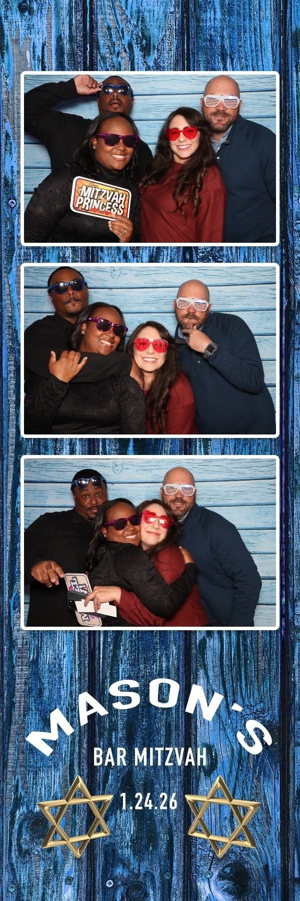 Custom photo booth overlay strip example