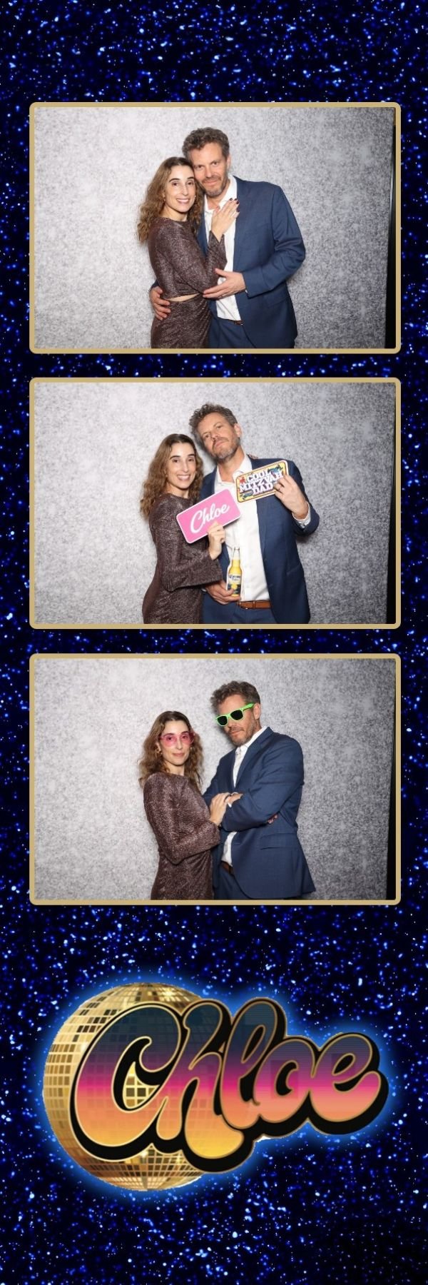 Custom photo booth overlay strip example