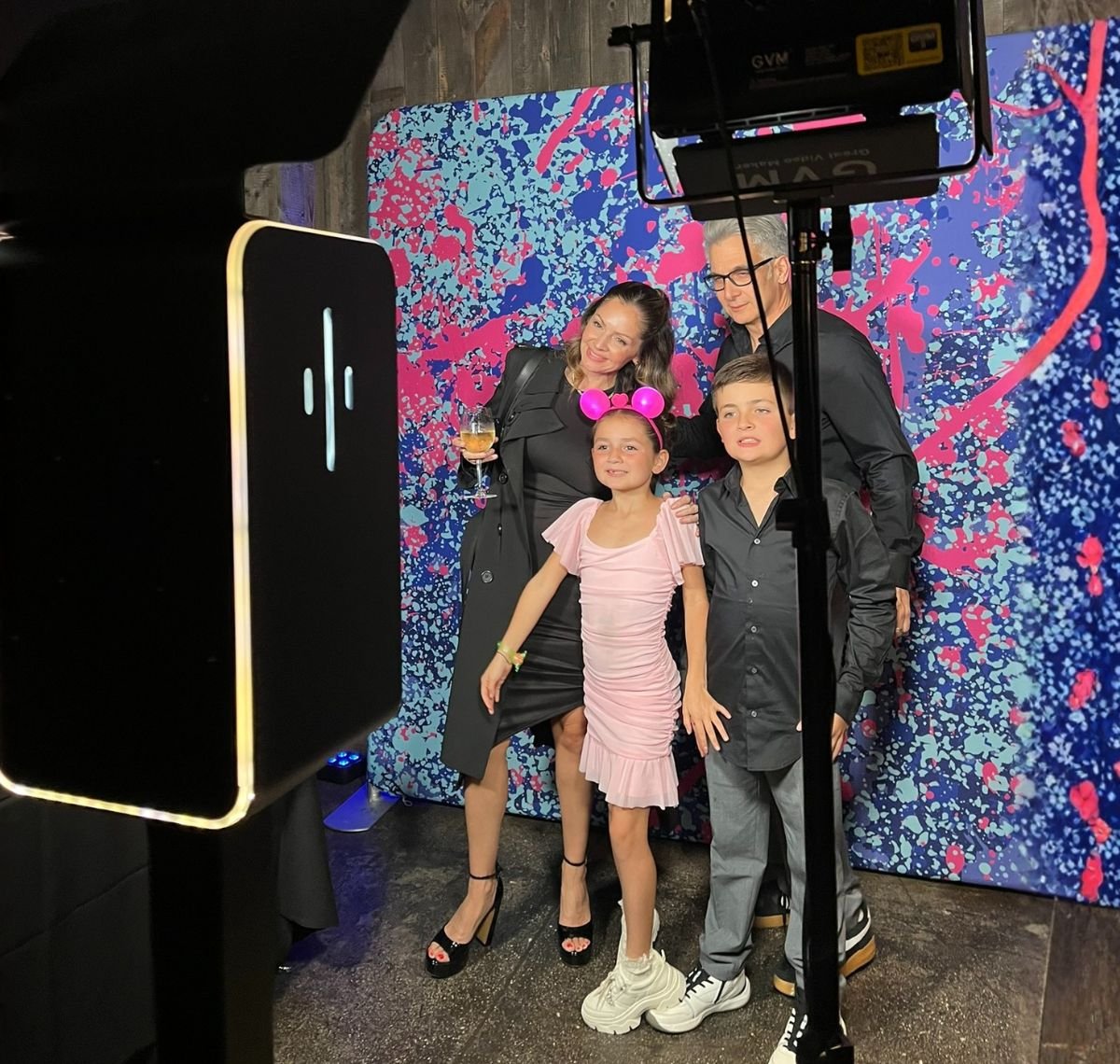 Premium photo booth setup